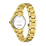 CITIZEN L CECI SAPPHIRE GLASS GOLD STEEL WATCH EM1162-52A