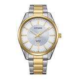 CITIZEN BI1036-57A SILVER & GOLD TWO-TONED STEEL WATCH