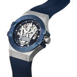 MASERATI POTENZA R8821108050 AUTOMATIC 42mm BLUE POWER WATCH