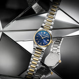 Frederique Constant FC-240N2NH3B Highlife Ladies Quartz Blue Dial Two-Toned Watch