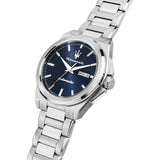 MASERATI VELOCITÀ R8823152002 BLUE DIAL SILVER STAINLESS STEEL WATCH