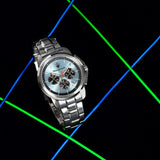 MASERATI SUCCESSO R8873621044 LIGHT BLUE DIAL SILVER STEEL WATCH