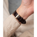 ORIENT RA-AC0F04S30B CLASSIC SYMPHONY BROWN LEATHER STRAP WATCH
