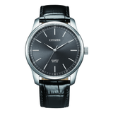 CITIZEN BH5001-05H BLACK DIAL BLACK LEATHER GENTS WATCH