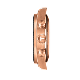 TISSOT PR516 T1494173305100 QUARTZ CHRONOGRAPH ROSE GOLD STEEL WATCH