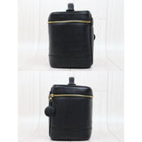 Chanel 25041010 Caviar Skin Vanity Handbag Made In 1996～1997 (Good Condition)
