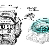 CASIO G-SHOCK DIGITAL ALL BLACK WATCH GD-010-1A1DR