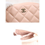 Chanel Q25042206 Caviar Skin Coin Purse Pink IC Chips (Very Good Condition)