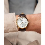 ORIENT RA-AC0F04S30B CLASSIC SYMPHONY BROWN LEATHER STRAP WATCH