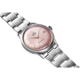 ORIENT RA-AC0M11Y30B BAMBINO VERSION 7 PEACH DIAL STEEL WATCH