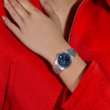 Frederique Constant FC-240ND2NH26B Highlife Ladies Quartz Blue Dial Silver Steel Watch