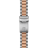 TISSOT PR516 T1494172205101 QUARTZ CHRONOGRAPH ROSE GOLD ACCENT WATCH