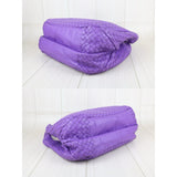 Bottega Veneta X25041701 Lamb Skin Purple Braid (Excellent Condition)