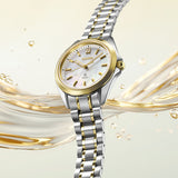 SEIKO PROSPEX SUR608J1 TWO TONED GOLD DIAL WATCH