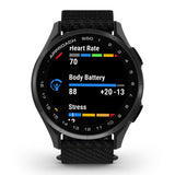 GARMIN APPROACH S50 GM-010-03010-40 ADVANCED GPS BLACK COMFORTFIT NYLON BAND SMART WATCH