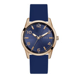 GUESS GW0805G3 BLUE DIAL ROSE GOLD TONE ANALOG WATCH