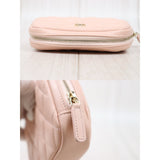 Chanel Q25042206 Caviar Skin Coin Purse Pink IC Chips (Very Good Condition)