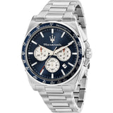 MASERATI VELOCITÀ R8873652005 BLUE DIAL CHRONOGRAPH STEEL WATCH
