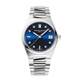 Frederique Constant FC-240ND2NH26B Highlife Ladies Quartz Blue Dial Silver Steel Watch