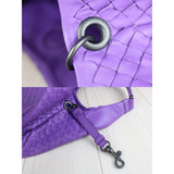 Bottega Veneta X25041701 Lamb Skin Purple Braid (Excellent Condition)