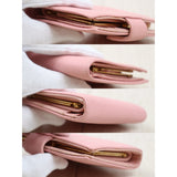 Chanel S25032620 Caviar Skin Calf Leather Wallet Pink (Good Condition)