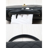 Chanel S25033006 Lamb Skin COCO Hand bag (Very Good Condition)
