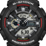 CASIO G-SHOCK GA-110RL-1ADR ANALOG-DIGITAL BLACK & RED WATCH