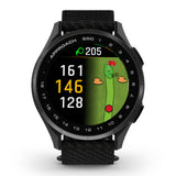 GARMIN APPROACH S50 GM-010-03010-40 ADVANCED GPS BLACK COMFORTFIT NYLON BAND SMART WATCH