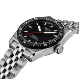 TISSOT PR516 POWERMATIC 80 38mm BLACK DIAL STEEL WATCH T1494071105100