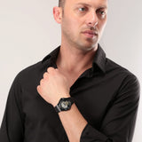 MASERATI POTENZA R8821108051 BLACK LEATHER POWER WATCH