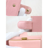 Chanel S25032620 Caviar Skin Calf Leather Wallet Pink (Good Condition)