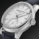 Frederique Constant FC-706S3H6 Manufacture Classic Date White Dial Black Leather Watch