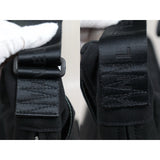 Chanel 25042418 Coco Mark Sports Line Canvas Shoulder Bag Black Made In 2003～2004 (Good Condition)