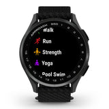 GARMIN APPROACH S50 GM-010-03010-40 ADVANCED GPS BLACK COMFORTFIT NYLON BAND SMART WATCH