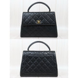 Chanel S25033006 Lamb Skin COCO Hand bag (Very Good Condition)