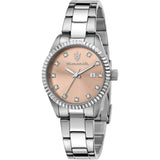 MASERATI COMPETITION R8853100509 BLUSH GLITZ DIAL STEEL WATCH