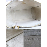Celine B25041506 Leather Calf Belt Nano Beige Handbag (Very Good Condition)