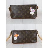 Louis Vuitton S25032001 Takashi Murakam Panda Monogram Trotteur (Very Good Condition)