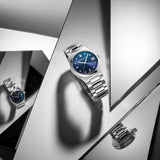 Frederique Constant FC-240ND2NH26B Highlife Ladies Quartz Blue Dial Silver Steel Watch