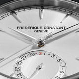 Frederique Constant FC-706S3H6 Manufacture Classic Date White Dial Black Leather Watch