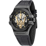 MASERATI POTENZA R8821108051 BLACK LEATHER POWER WATCH