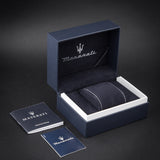MASERATI SFIDA R8823140015 SKELETON BLUE DIAL AUTOMATIC STEEL WATCH