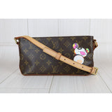 Louis Vuitton S25032001 Takashi Murakam Panda Monogram Trotteur (Very Good Condition)