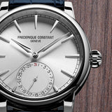 Frederique Constant FC-706S3H6 Manufacture Classic Date White Dial Black Leather Watch