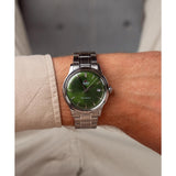 ORIENT RA-AC0M09E30B BAMBINO VERSION 7 GREEN DIAL WATCH