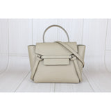 Celine B25041506 Leather Calf Belt Nano Beige Handbag (Very Good Condition)