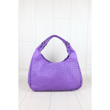 Bottega Veneta X25041701 Lamb Skin Purple Braid (Excellent Condition)