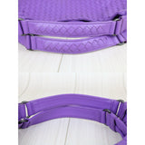 Bottega Veneta X25041701 Lamb Skin Purple Braid (Excellent Condition)