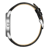 CITIZEN BH5001-05H BLACK DIAL BLACK LEATHER GENTS WATCH