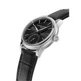Frederique Constant FC-706B3H6 Manufacture Classic Date Black Dial Black Leather Watch